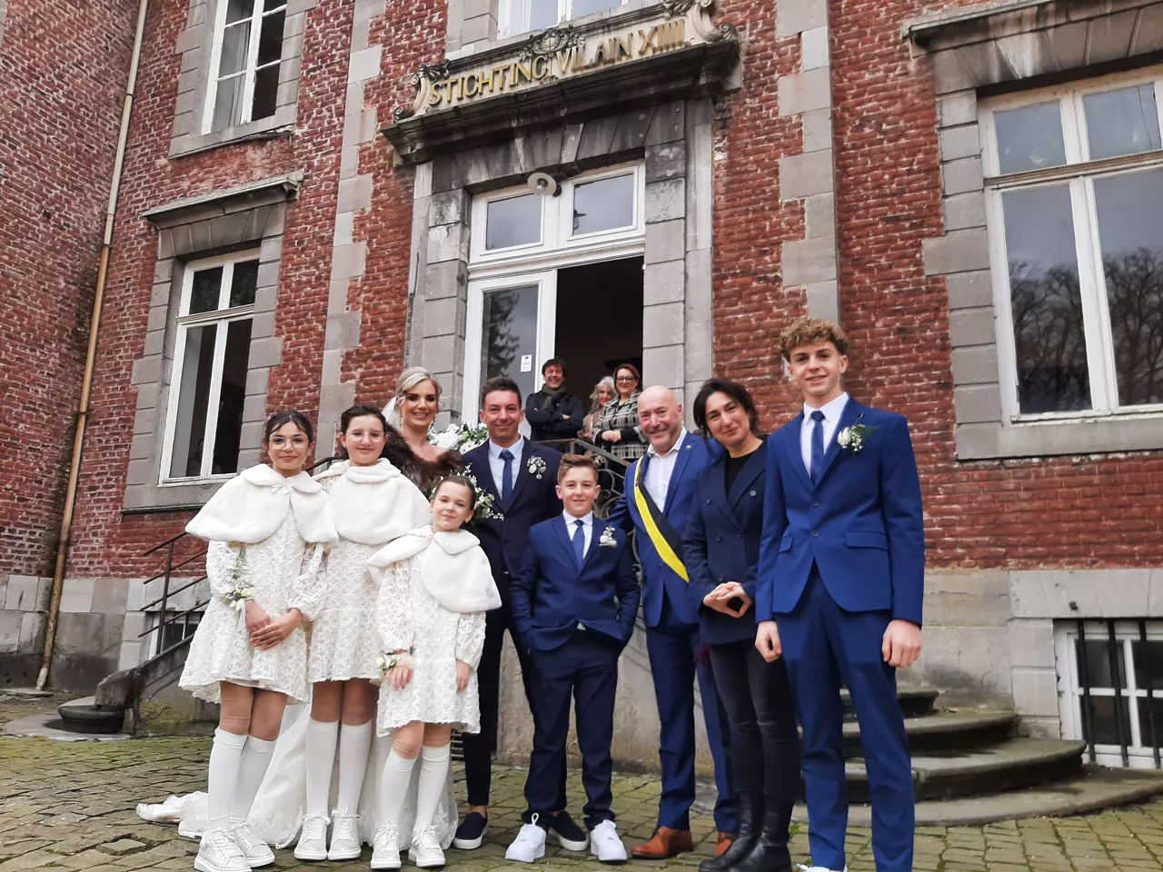 Erik en Charlotte gaven elkaar het jawoord in het Kasteel van Leut