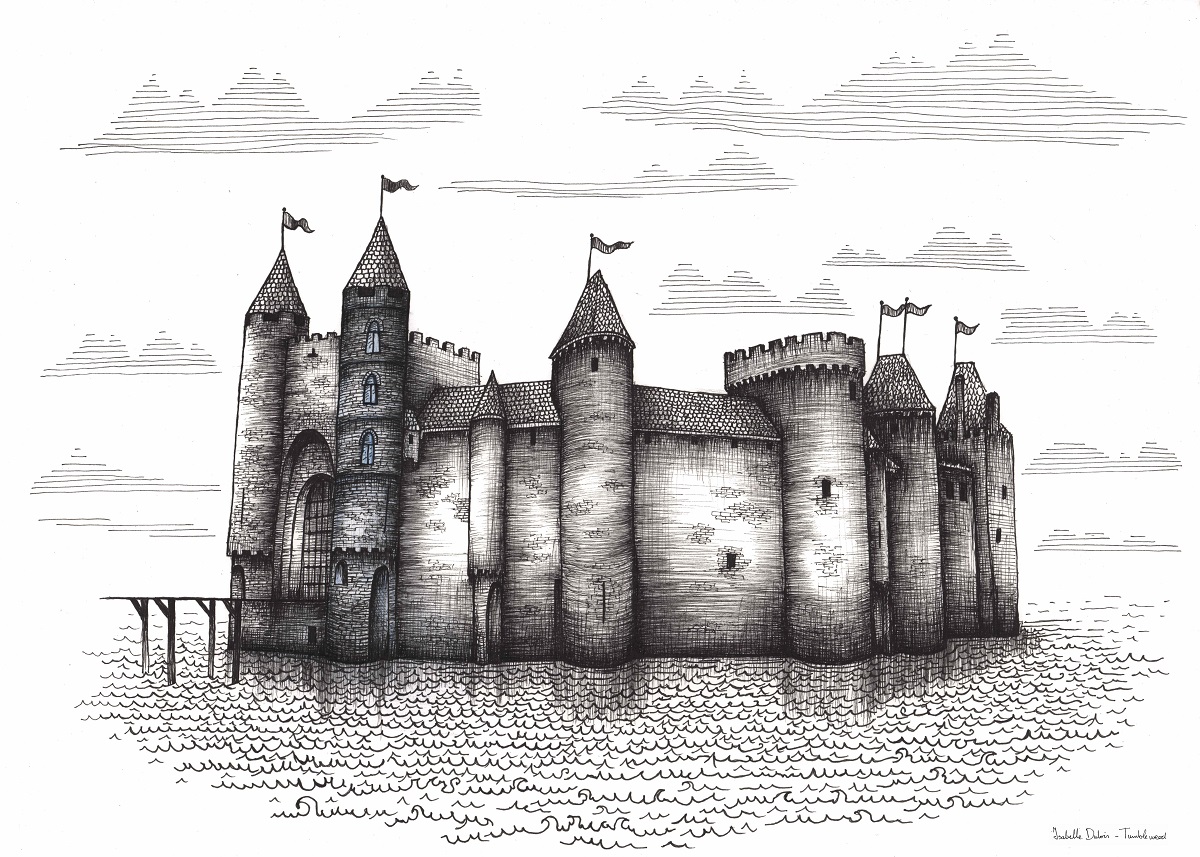tekening Tumbleweed kasteel