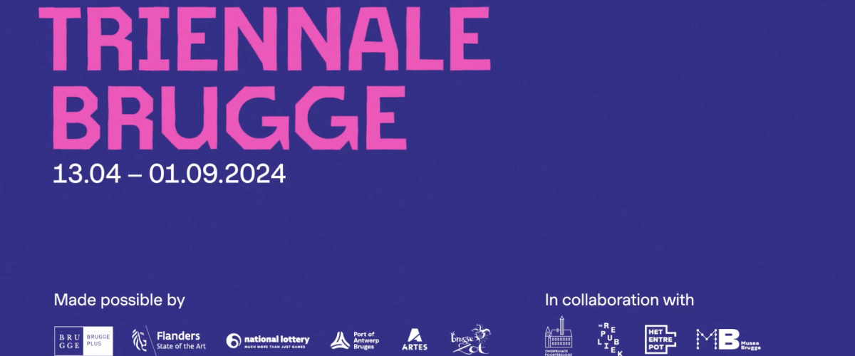 Affiche Triënnale Brugge 2024